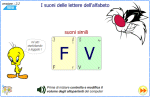 I suoni simili delle Lettere dell'Alfabeto : FV
