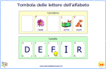 Tombola delle Lettere dell'Alfabeto