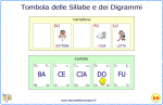 Tombola delle Sillabe e dei Digrammi