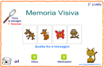 Memoria Visiva - Scelta fra 4 immagini