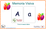 Memoria Visiva - Trova le stesse lettere dell' alfabeto - Stampato Maiuscolo/Minuscolo