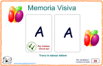 Memoria Visiva - Trova le stesse lettere dell' alfabeto - Stampato Maiuscolo