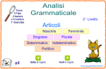Trova il Tipo il Genere e il Numero