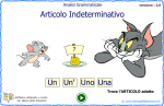 Trova l'Articolo Indeterminativo giusto