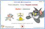 Verbi regolari e irregolari della Seconda coniugazione : Modo Indicativo - Tempo Passato remoto - Trova la radice e coniuga