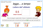 leggo a tempo : Lettere dell' alfabeto