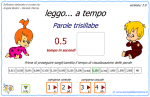 leggo a tempo : Parole trisillabe