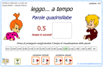 leggo a tempo : Parole quadrisillabe