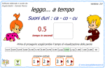 leggo a tempo : Suoni duri : ca  - co - cu
