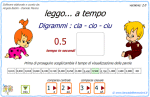 leggo a tempo : Digrammi : cia - cio - ciu