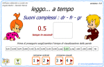 leggo a tempo : Suoni complessi : dr - fr - gr