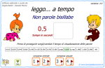 leggo a tempo : Non parole (bisillabe)