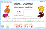 leggo a tempo : Non parole (trisillabe)