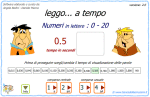 leggo a tempo : Numeri da 0 a 20 in lettere