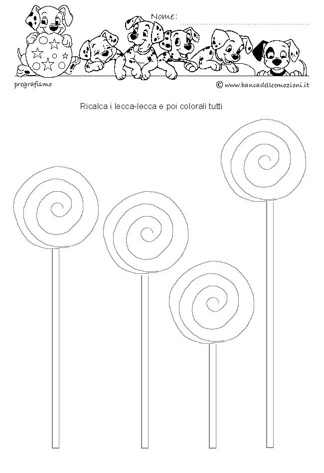 Pregrafismo - coordinazione oculo manuale