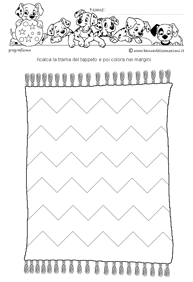 Pregrafismo - coordinazione oculo manuale