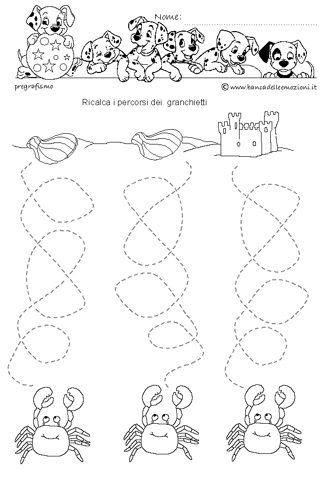 Pregrafismo - coordinazione oculo manuale