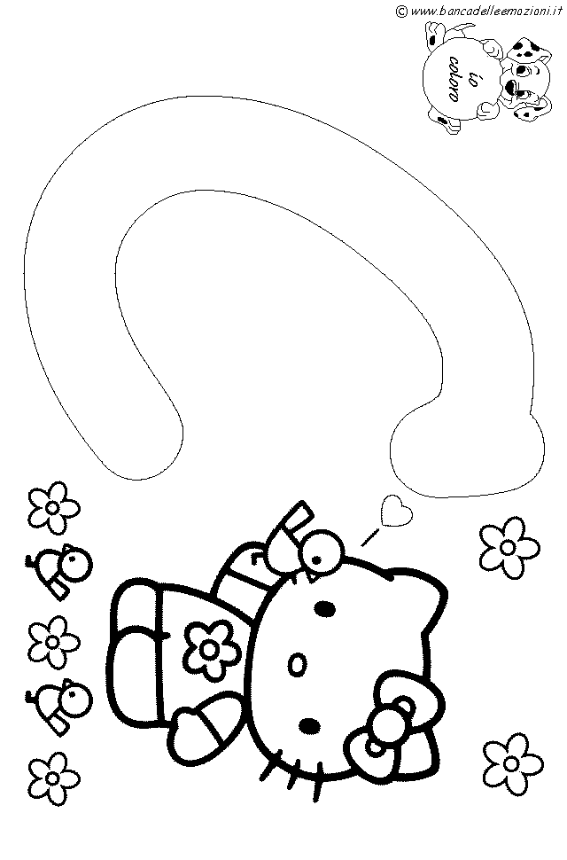 Hello Kitty Alfabeto lettera C