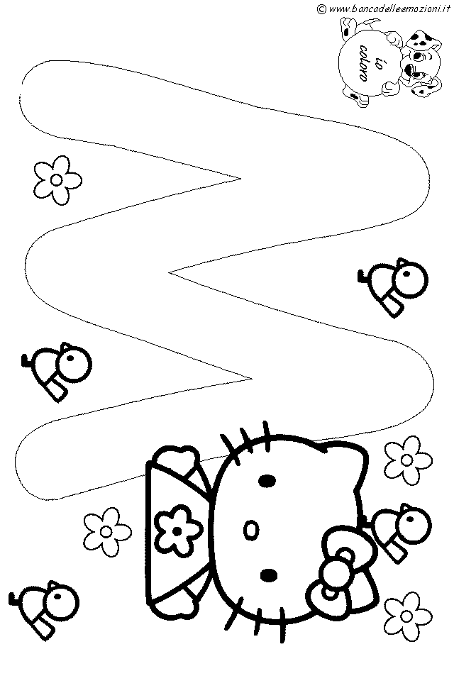 Hello Kitty Alfabeto lettera M