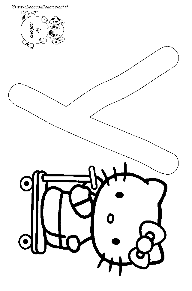Hello Kitty Alfabeto lettera Y