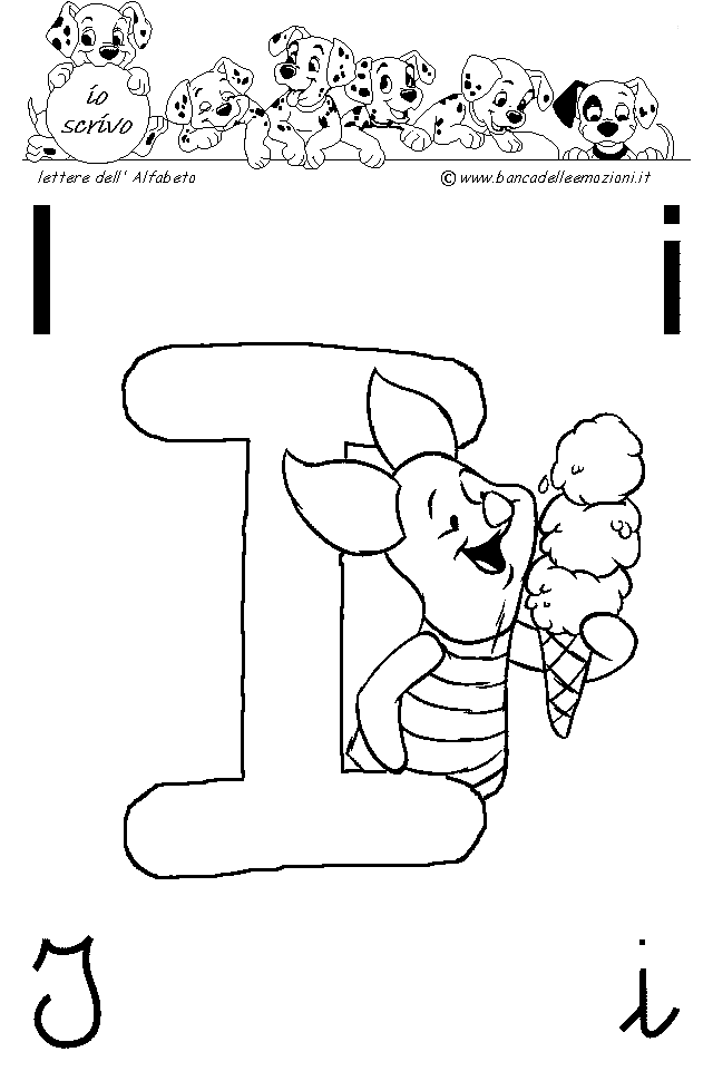 Alfabeto lettera Ii