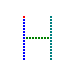 Alfabeto - Lettera H  - Colori Letterari ... Colora le parti della Lettera dell' Alfabeto