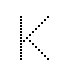 Alfabeto - Lettera K stampatello maiuscolo - come si costrusce