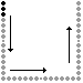 Pregrafismo - Linee verticale - linea orizzontale