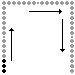 Pregrafismo - Linee verticale - linea orizzontale