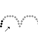 Pregrafismo - linee curve cerchio piccolo