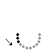 Pregrafismo - linee curve cerchio piccolo