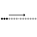 Pregrafismo - linea orizzontale