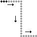 Pregrafismo - Linea verticale - linee orizzontali