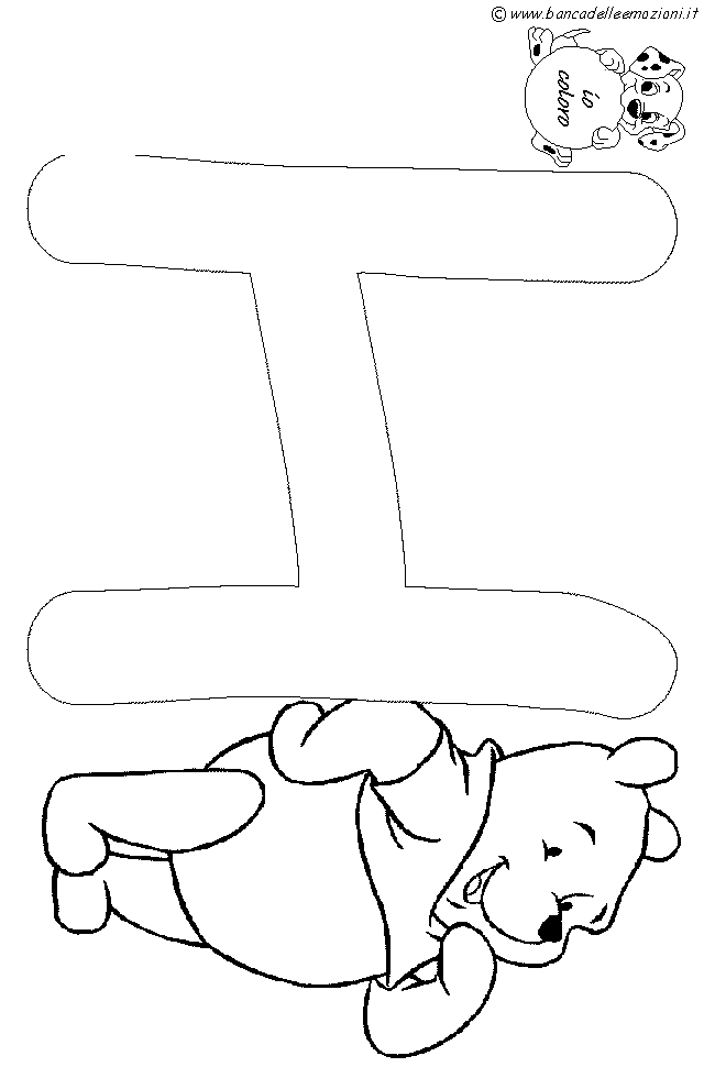 Winnie the Pooh Alfabeto lettera H