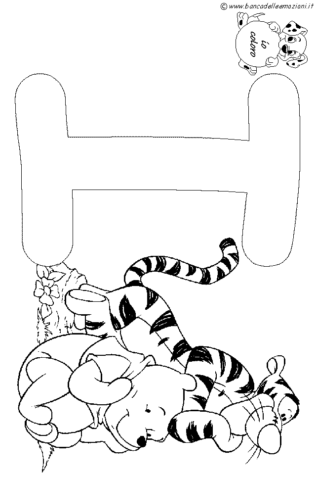Winnie the Pooh Alfabeto lettera I