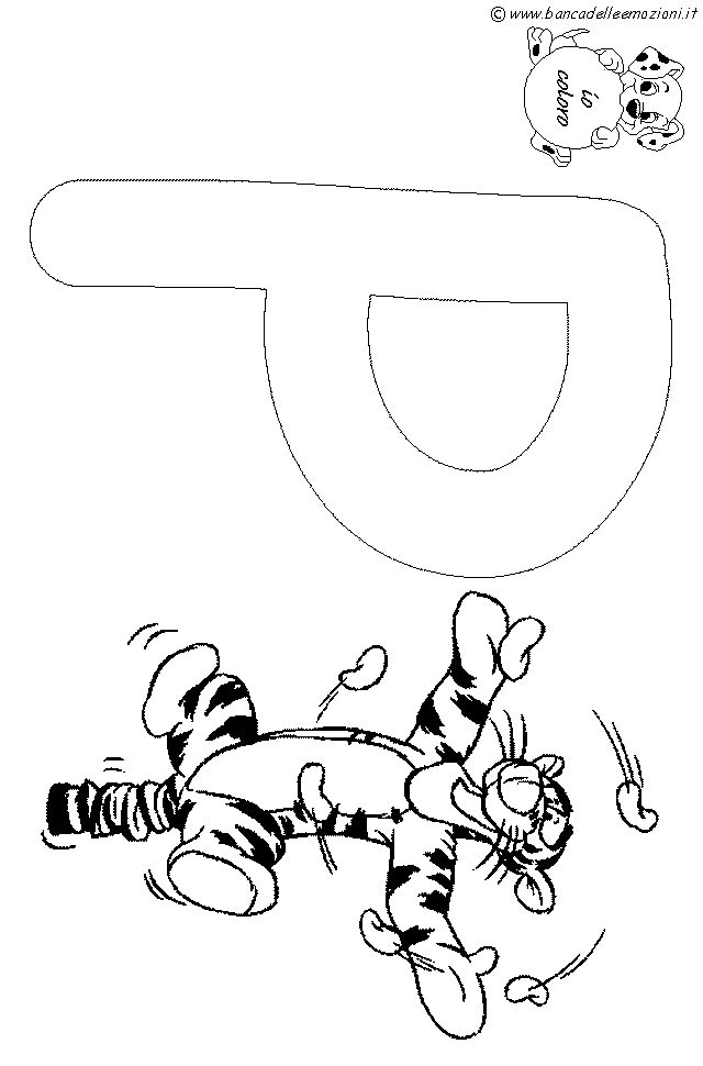 Winnie the Pooh Alfabeto lettera P