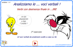Analisi grammaticale delle voci verbali : Verbi 3a Coniugazione - Tempi semplici e composti
