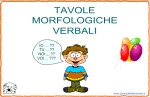 Tavole Morfologiche Verbali