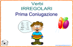 Verbi Prima Coniugazione